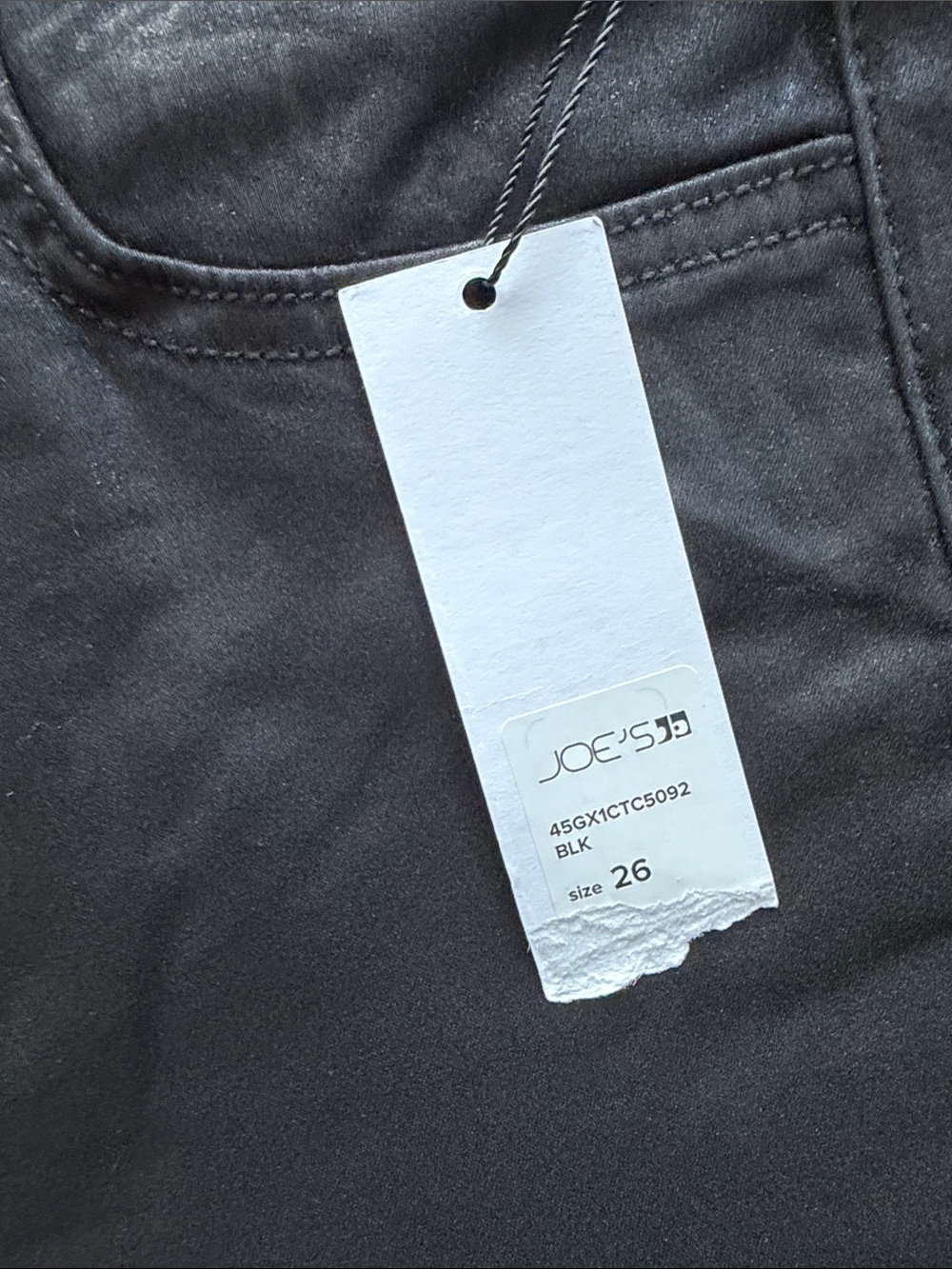 NWT Joe's Jeans The Mia High Rise Wide Leg Jeans Black 1 size 26 - Picture 5 of 11